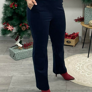 IBI - Egyenes szárú elegáns nadrág. Sötétkék