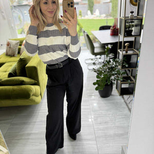 CSIKI - Kötött pulóver. Szürke