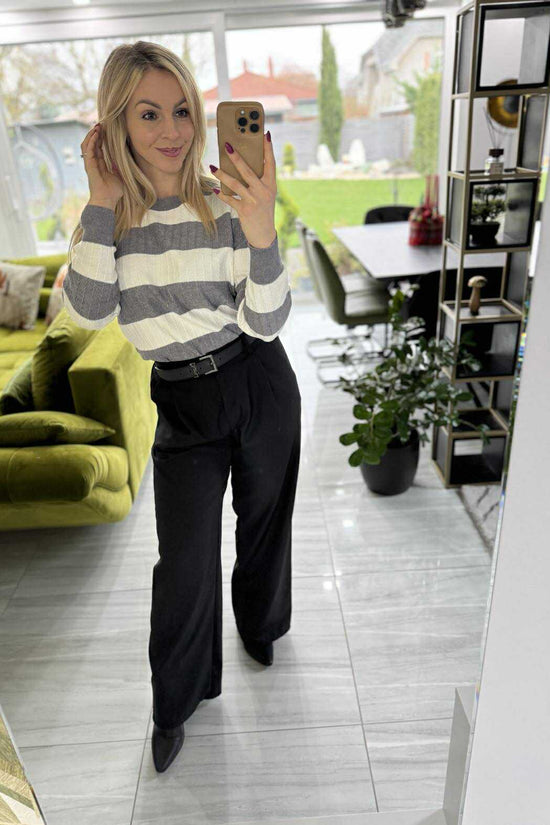 CSIKI - Kötött pulóver. Szürke