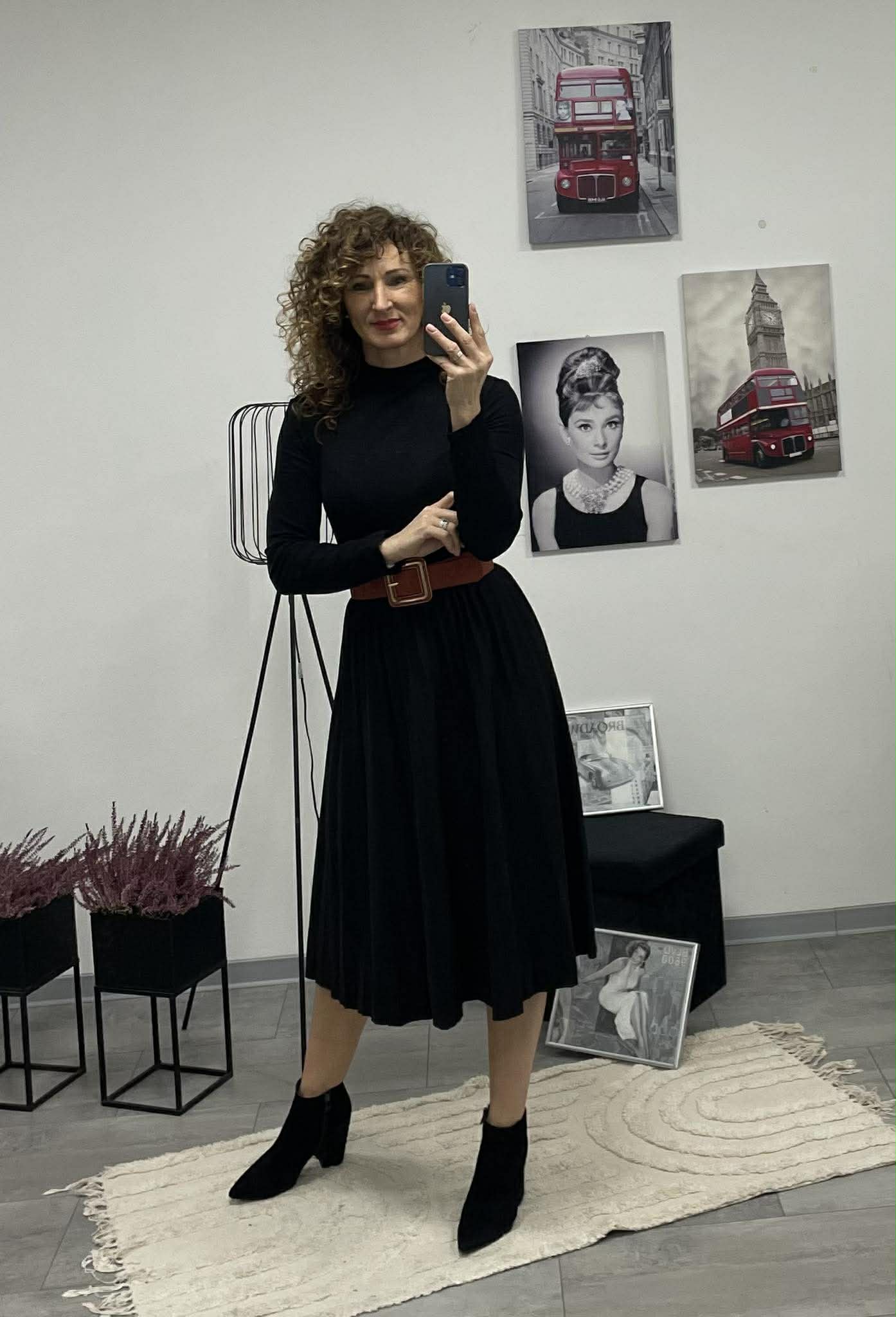 BARBI - Női ruha. Bordó