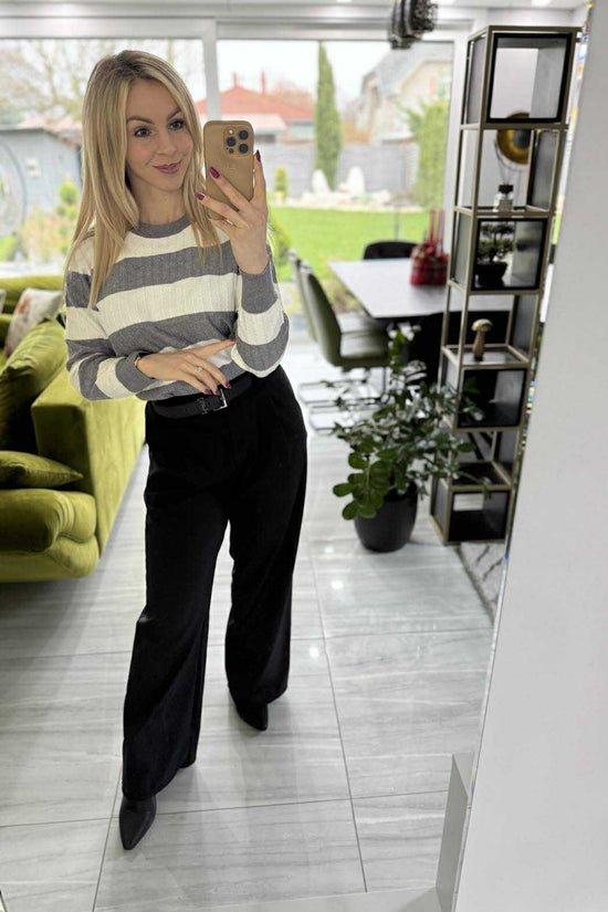 CSIKI - Kötött pulóver. Szürke