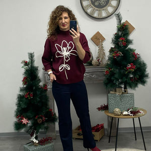 IBI - Egyenes szárú elegáns nadrág. Sötétkék