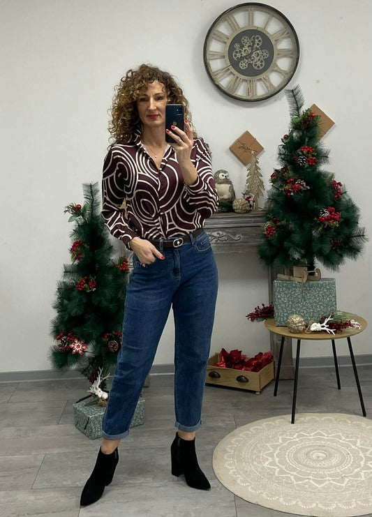 BAGGY - MOM farmer nadrág