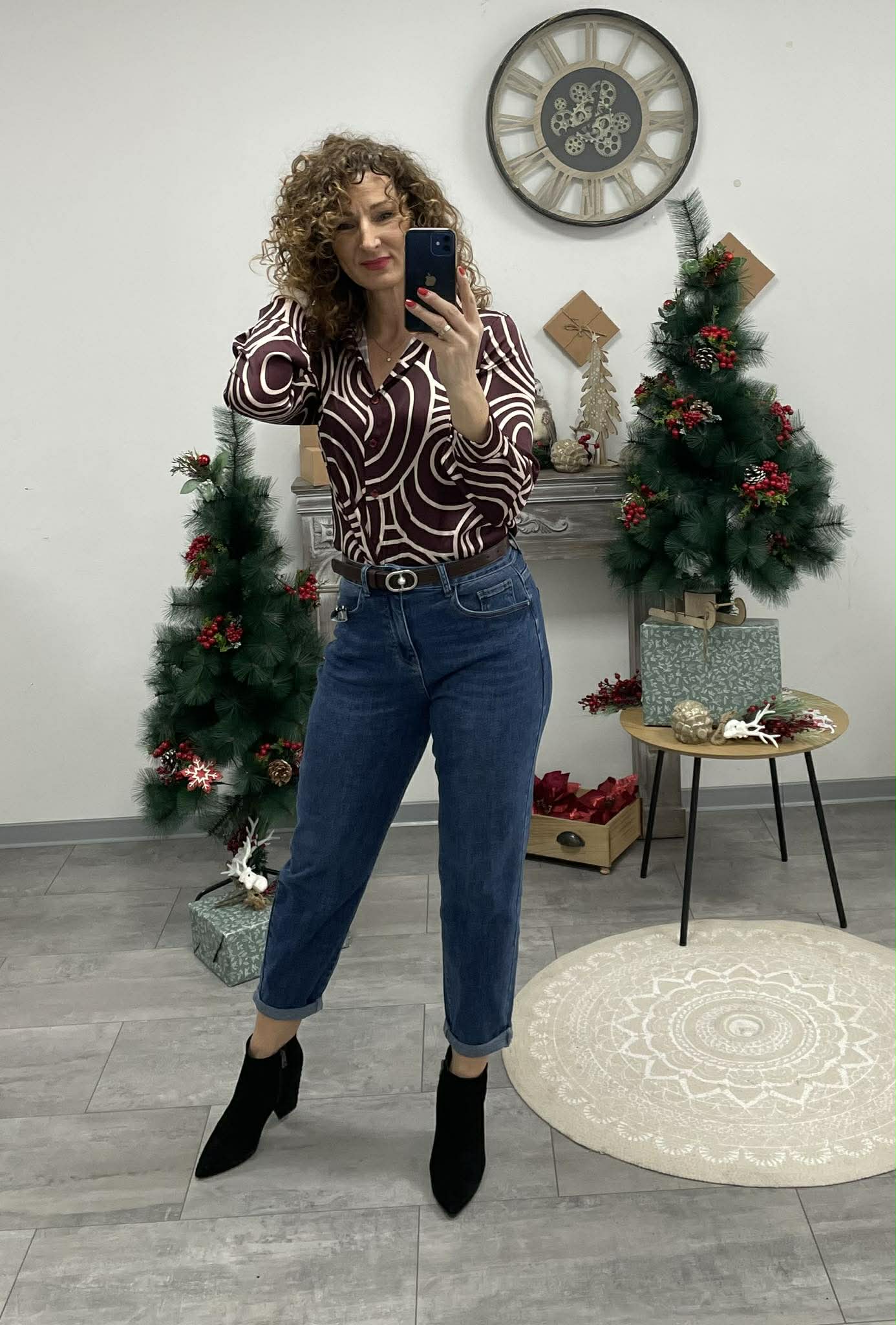 BAGGY - MOM farmer nadrág