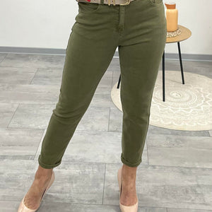 ANIKÓ - MOM - FITT farmer. Khaki