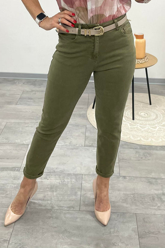 ANIKÓ - MOM - FITT farmer. Khaki