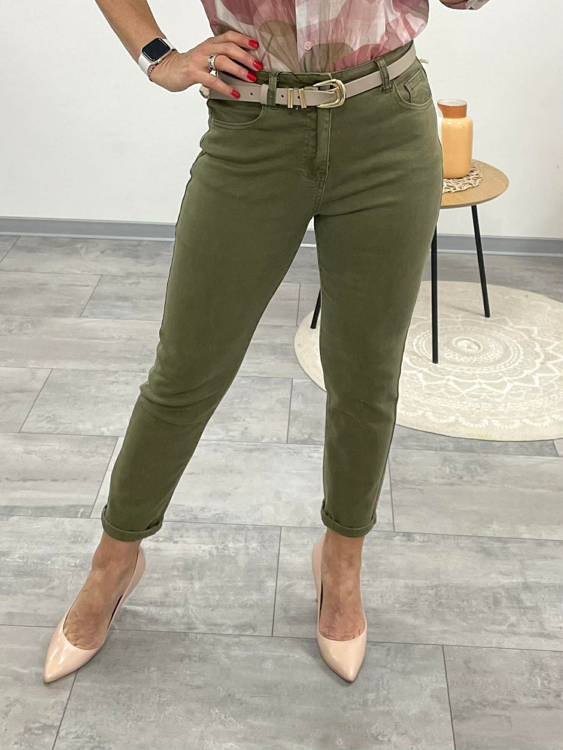 ANIKÓ - MOM - FITT farmer. Khaki