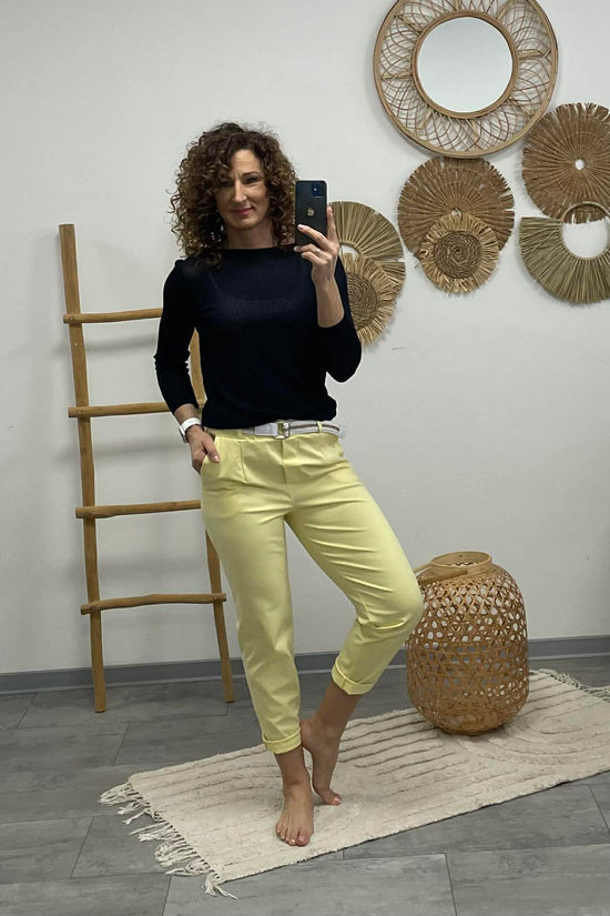 JONA - Kötött felső Sötétkék