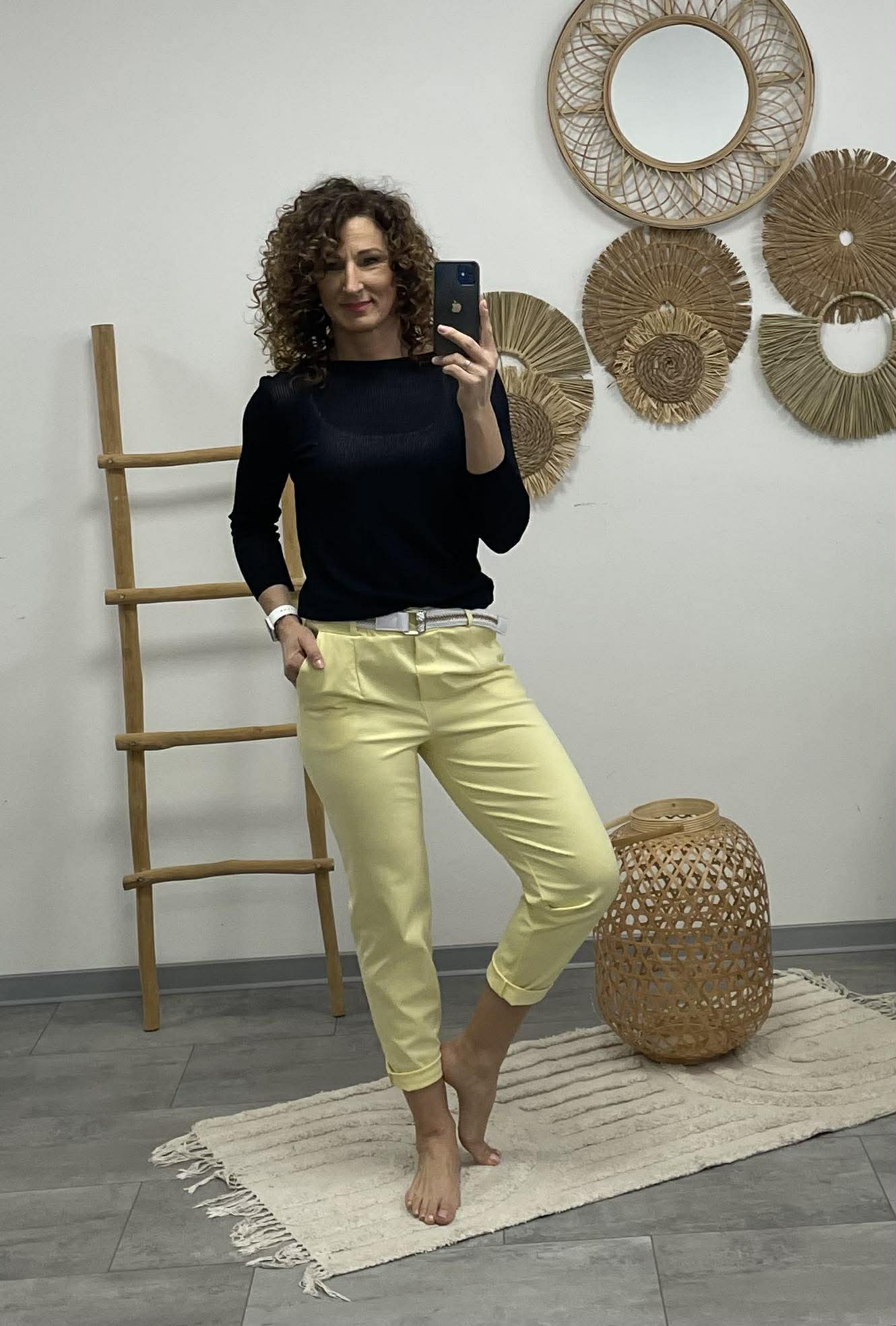 JONA - Kötött felső Sötétkék