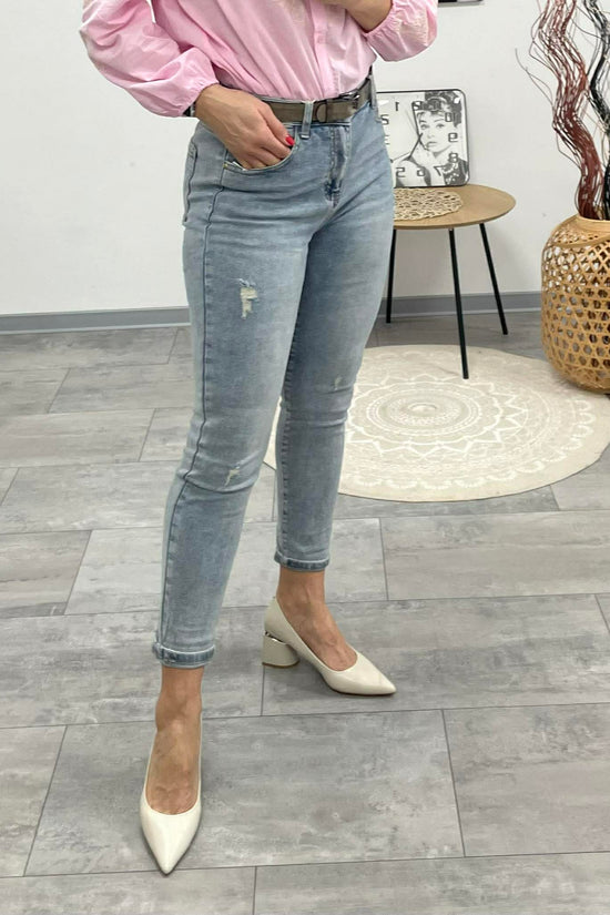 LIFE - Koptatott tépett farmer nadrág.