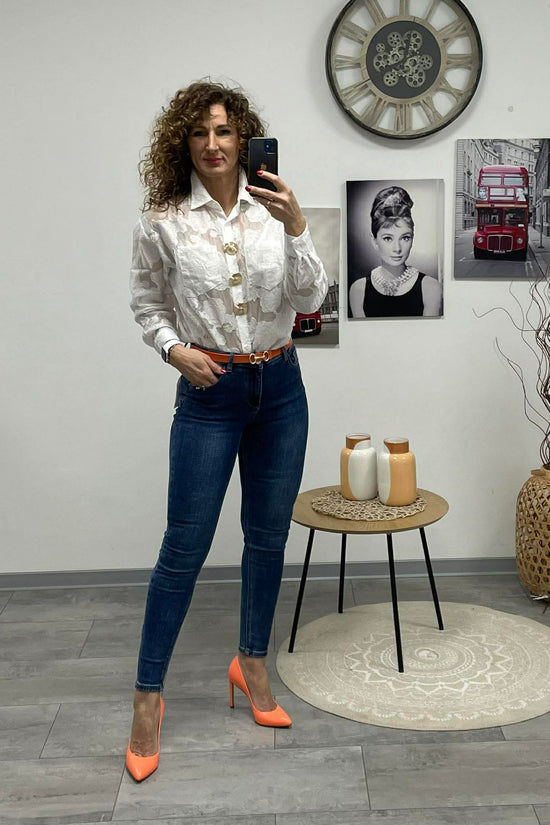 DENIM - Push-Up farmer nadrág