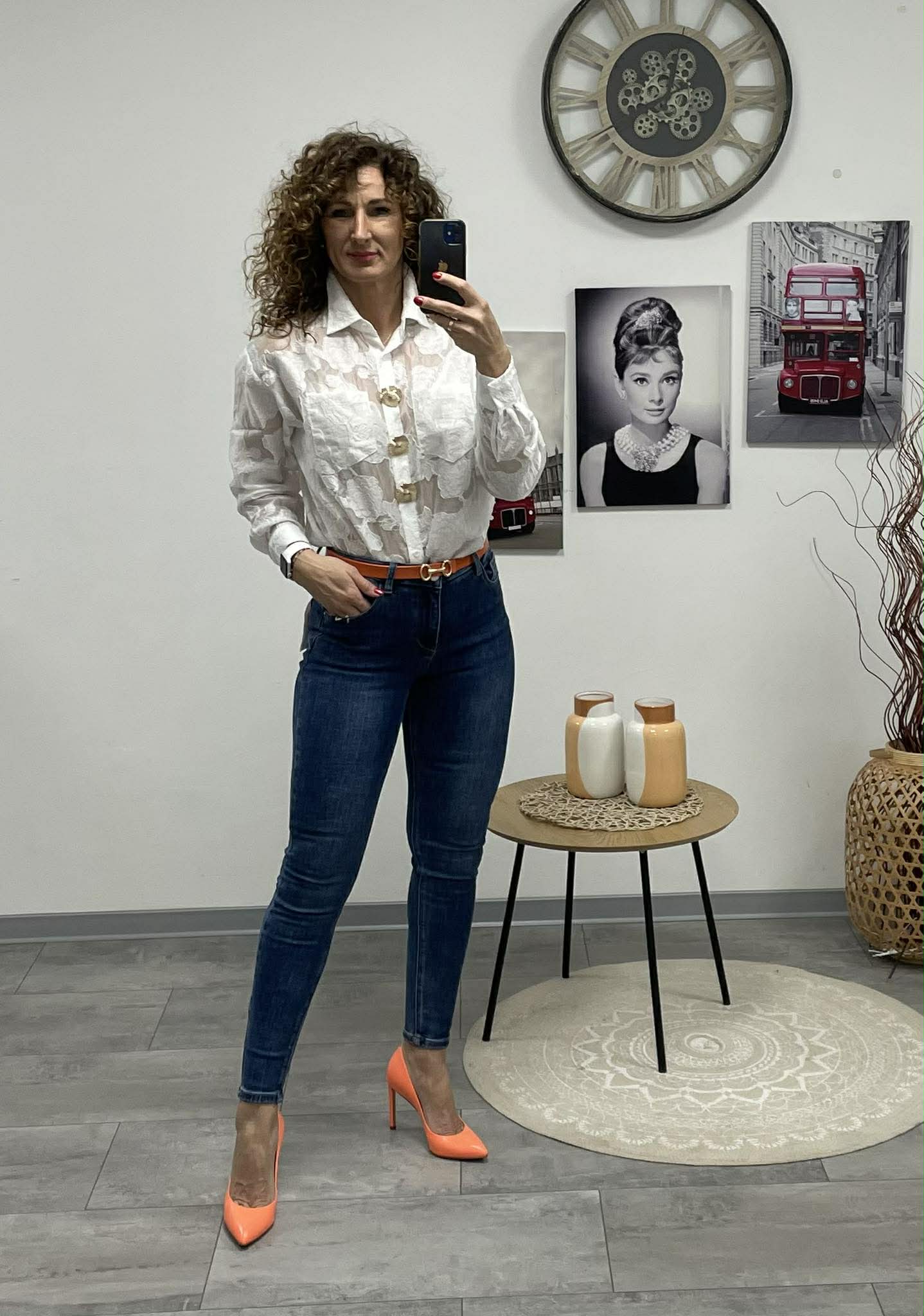 DENIM - Push-Up farmer nadrág