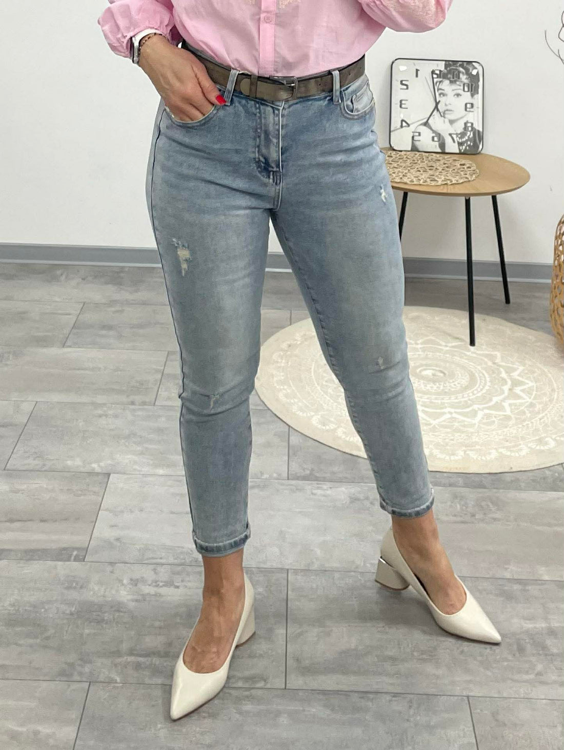 LIFE - Koptatott tépett farmer nadrág.