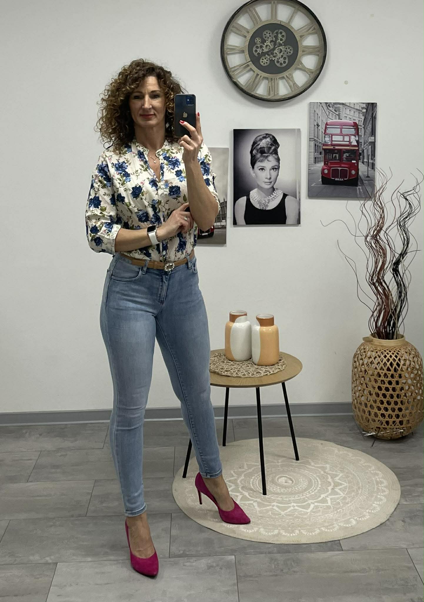 CLEAR - Push Up farmer nadrág. Világos