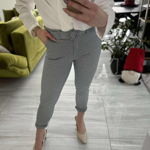 Pötyi - Mintás nadrág. Szürke