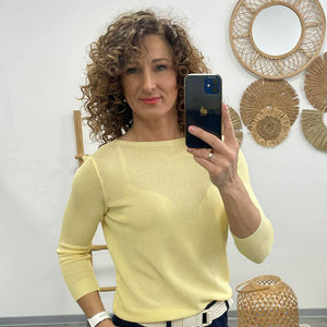 JONA - Kötött felső. Sárga