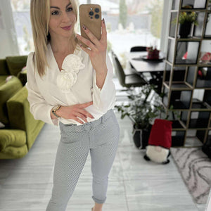 Pötyi - Mintás nadrág. Szürke