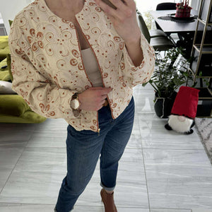 RUST - Zsinór virágos kiskabát.