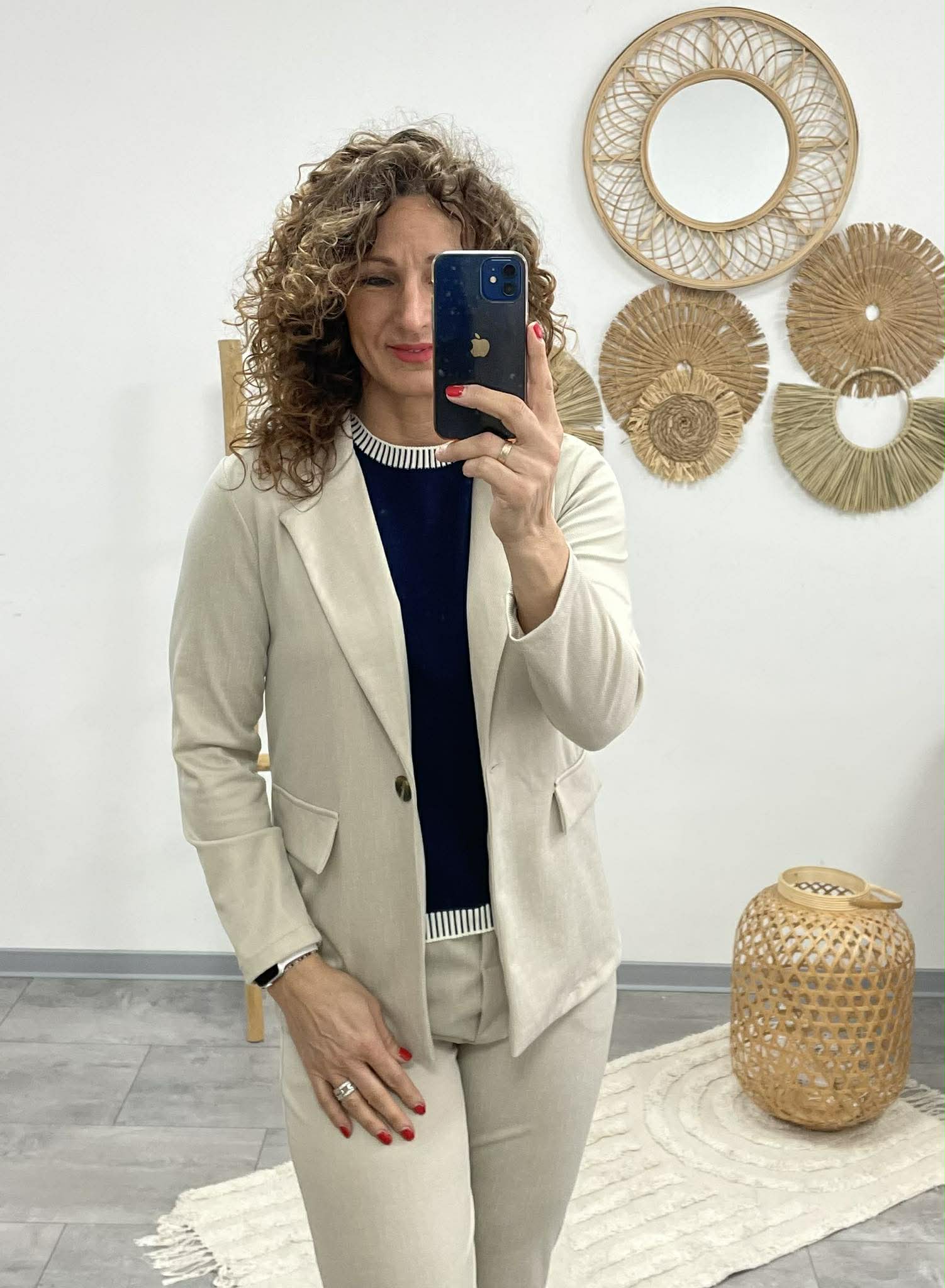 LCK - Női blézer. Világos bézs