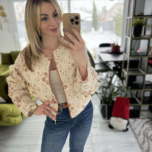 RUST - Zsinór virágos kiskabát.