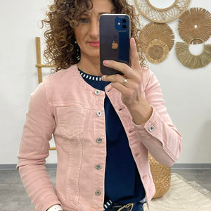 RÓZSA - Farmer dzseki. Rózsaszín