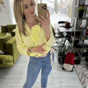 SARA MOM - Világos MOM fazonú farmer nadrág