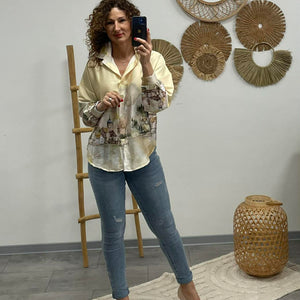 Lize - Tépett push up farmer nadrág