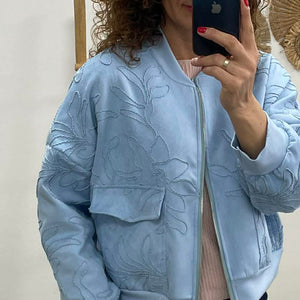 ZSAKLIN - Zsinór hímzett kabát. Baba kék