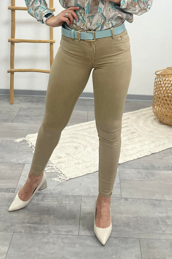 STYLE - Push up Framer nadrág. Mogyoróbarna