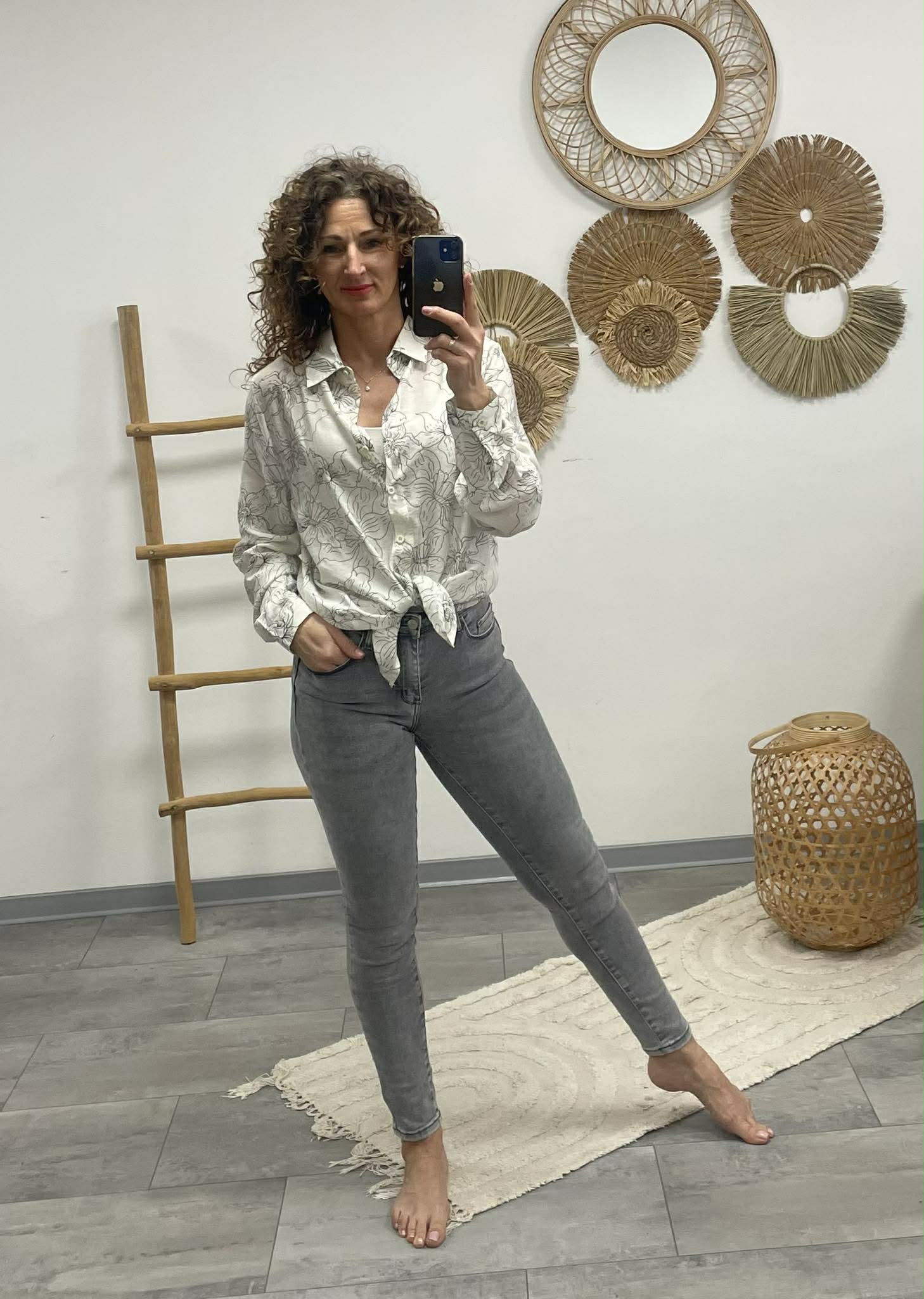 LIZE - Push Up farmer nadrág. Szürke