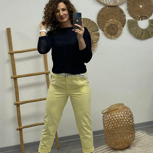 JONA - Kötött felső Sötétkék