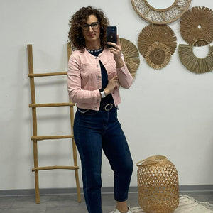 RÓZSA - Farmer dzseki. Rózsaszín