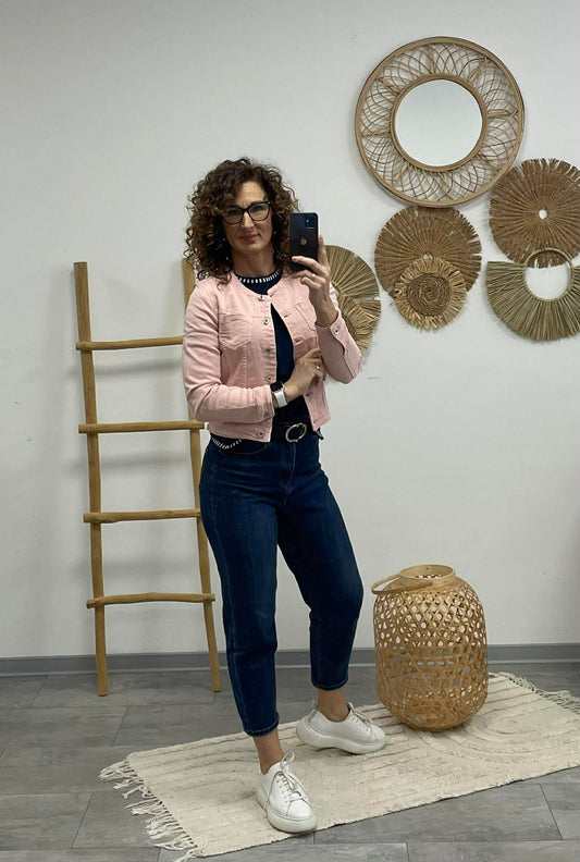 RÓZSA - Farmer dzseki. Rózsaszín