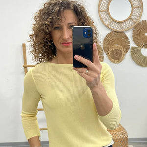 JONA - Kötött felső. Sárga