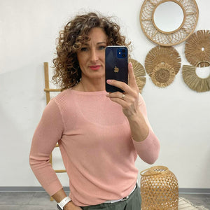 JONA - Kötött felső. Rózsaszín