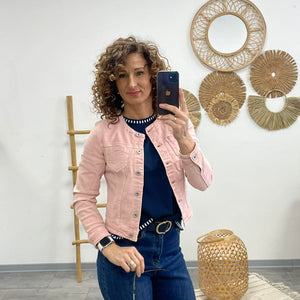 RÓZSA - Farmer dzseki. Rózsaszín