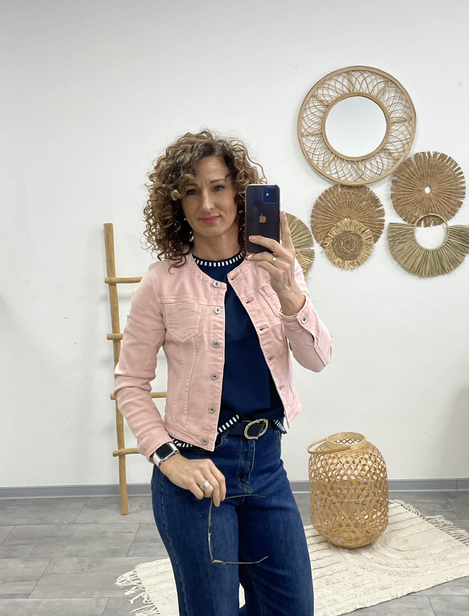 RÓZSA - Farmer dzseki. Rózsaszín