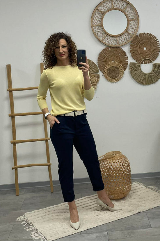 JONA - Kötött felső. Sárga