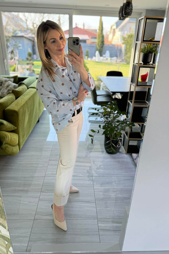 Pötty - Vászon ing. Világoskék