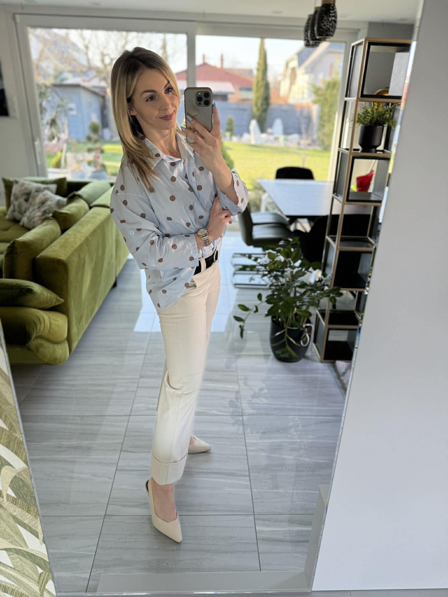 Pötty - Vászon ing. Világoskék