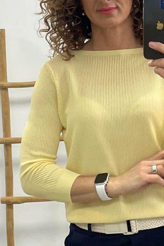 JONA - Kötött felső. Sárga