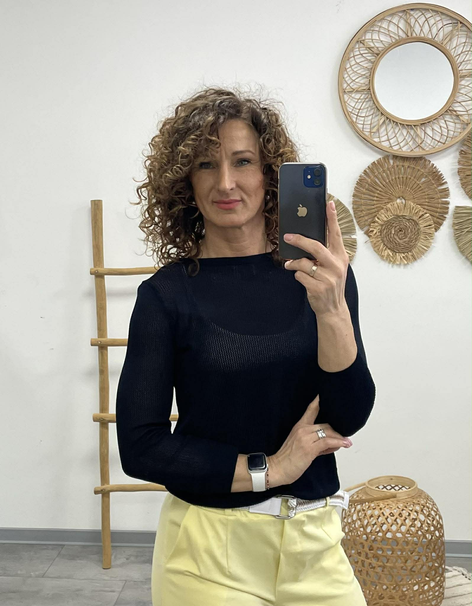 JONA - Kötött felső Sötétkék