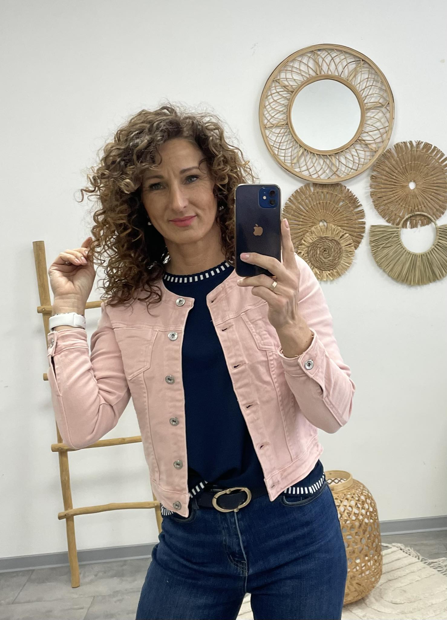 RÓZSA - Farmer dzseki. Rózsaszín