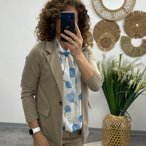 LCK - Női blézer. Mogyoróbarna