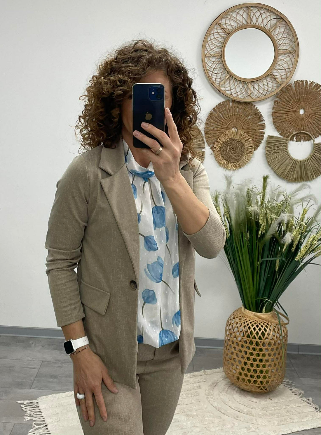 LCK - Női blézer. Mogyoróbarna