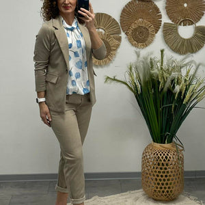 LCK - Női blézer. Mogyoróbarna