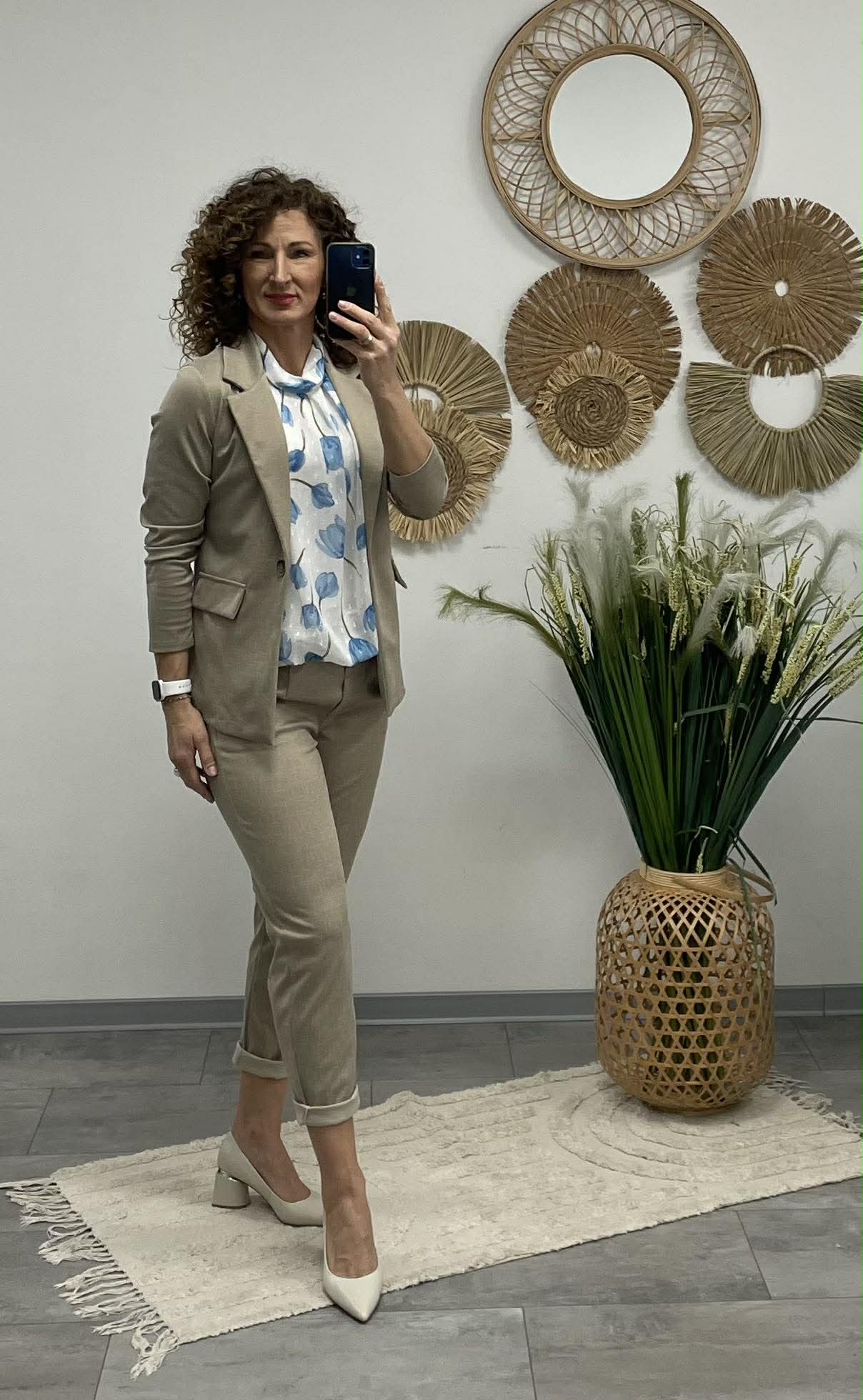 LCK - Női blézer. Mogyoróbarna