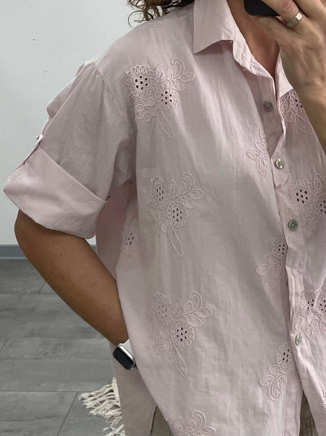 LORIN - Női blúz. Rózsaszín