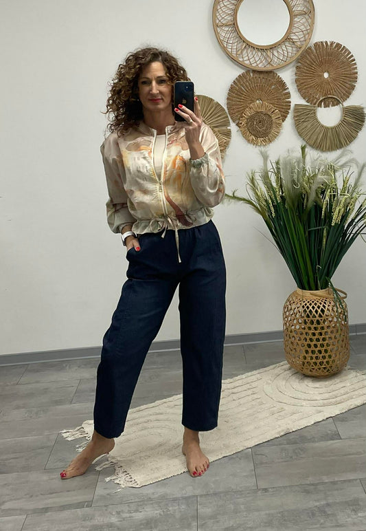 VILLŐ - Nyári ballon farmernadrág.         FIGYELEM : a fazon miatt érdemes egy számmal kisebbet választani a tökéletes illeszkedésért.