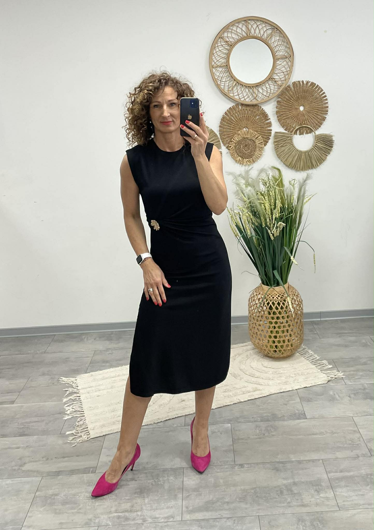 HELEN - Testkövető / BODYCON / ruha. Fekete